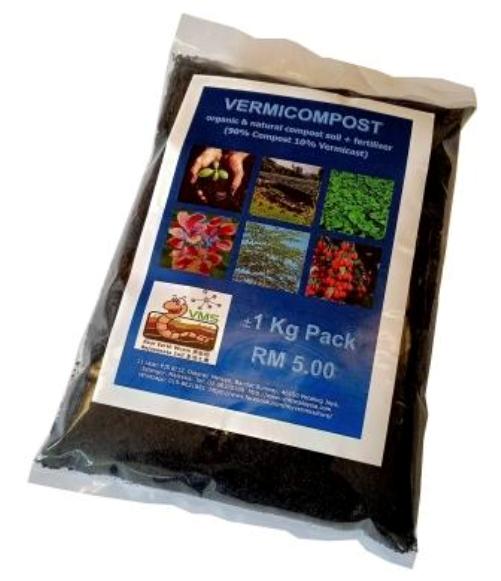 Vermicompost Mixed Soil 1 Kg Pack